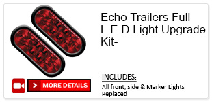 Echo Trailers Full L.E.D. Light Upgrade